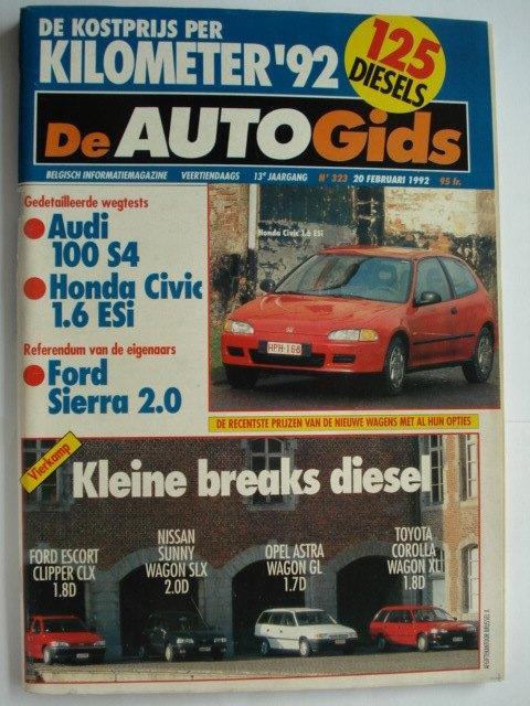 AutoGids 323, Boeken, Auto's | Folders en Tijdschriften, Gelezen, Algemeen, Verzenden