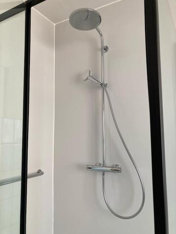 Hansgrohe regendouche met thermostatische kraan  beschikbaar voor biedingen