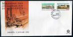 INDONESIE: ZB 1480/1481 FDC 1992 Automatisering Posterijen, Ophalen of Verzenden, Gestempeld, Zuidoost-Azië