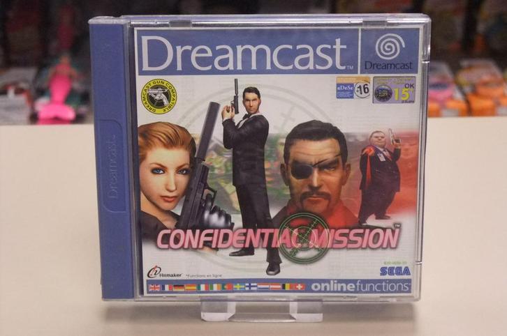 Confidential Mission (cib) Dreamcast, Games en Spelcomputers, Games | Sega, Gebruikt, Saturn of Dreamcast, Shooter, 2 spelers