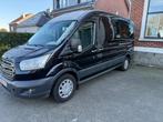 Ford Transit 2.0 diesel 6 zitplaatsen 154000 km 2016, Auto's, Voorwielaandrijving, Zwart, 6 zetels, Particulier