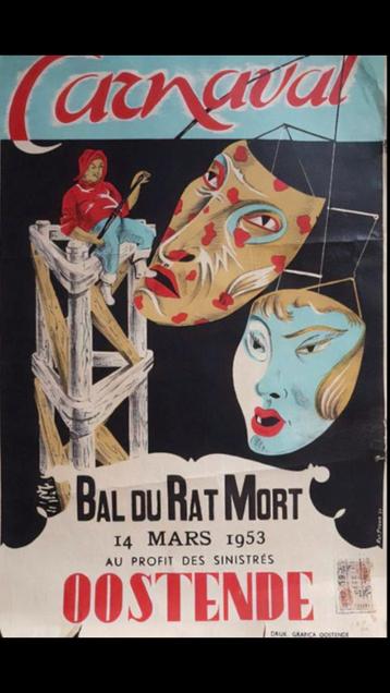 Oude Posters Oostende ? Ik koop ze, Enlèvement ou Envoi, Comme neuf