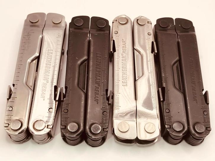 Leatherman Rebar 17 tools Silver/BlackMultitool Used, Caravans en Kamperen, Kampeergereedschap, Gebruikt, Ophalen of Verzenden