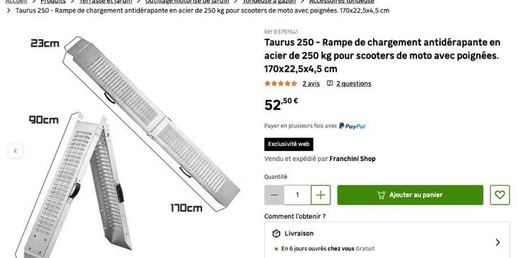 Rampe de chargement, Autos : Pièces & Accessoires, Pièces camion, Enlèvement