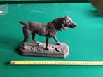 Beeldje hond metaal, Verzamelen, Ophalen, Gebruikt, Dier
