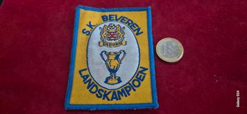 Oud opstrijkbadge / patch Embleem SK BEVEREN 1978-'79 beschikbaar voor biedingen