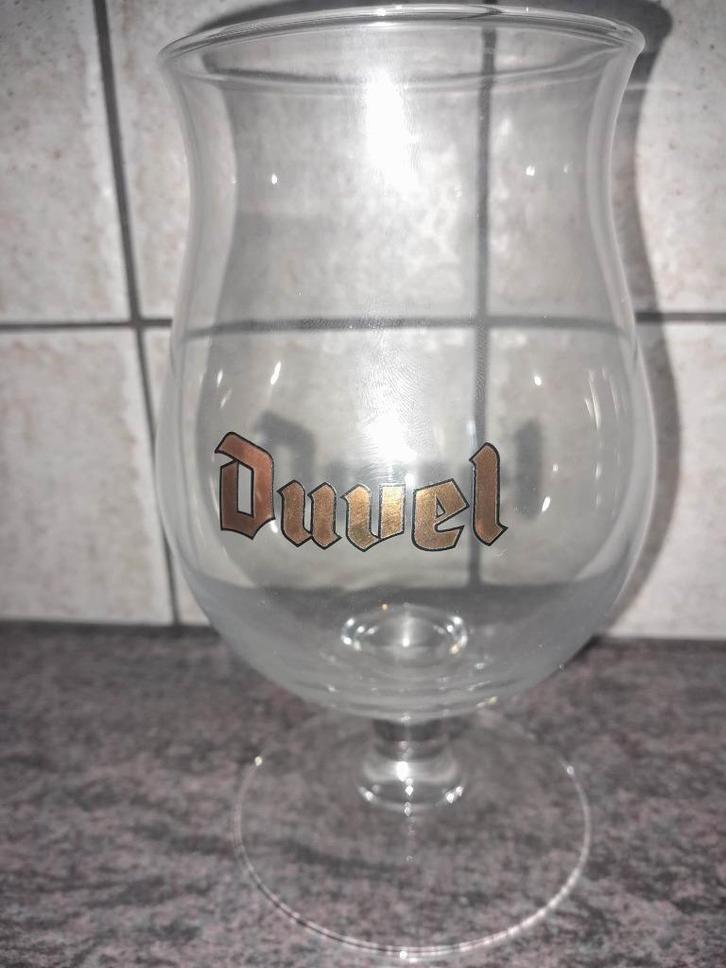 Verres à bière Duvel, Leffe classique, Tarot Lindemans, Verzamelen, Glas en Drinkglazen, Zo goed als nieuw, Bierglas, Ophalen