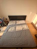 Zwart Ikea bed 160x200., Huis en Inrichting, Zwart, Tweepersoons, Ophalen of Verzenden, Zo goed als nieuw
