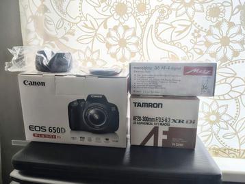 Canon EOS 650D + EF-S 18-55mm F/3.5-5.6 IS II in nieuwstaat beschikbaar voor biedingen