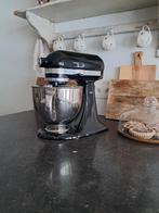 Kitchenaid zwart, Elektronische apparatuur, Keukenmixers, Ophalen, Zo goed als nieuw, Vaatwasserbestendig, 3 snelheden of meer