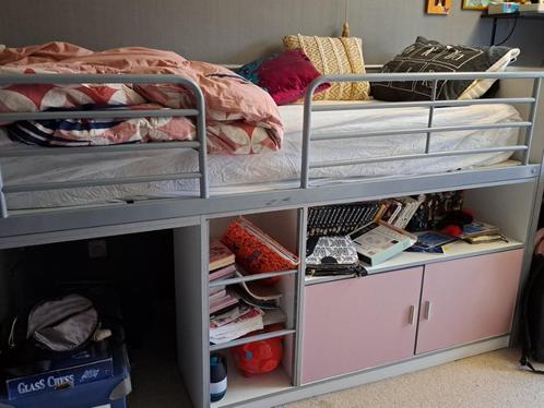 Lit enfant (6-12) à vendre + garde-robe & bureau gratuit, Kinderen en Baby's, Kinderkamer | Complete kinderkamers, Gebruikt, Jongetje of Meisje