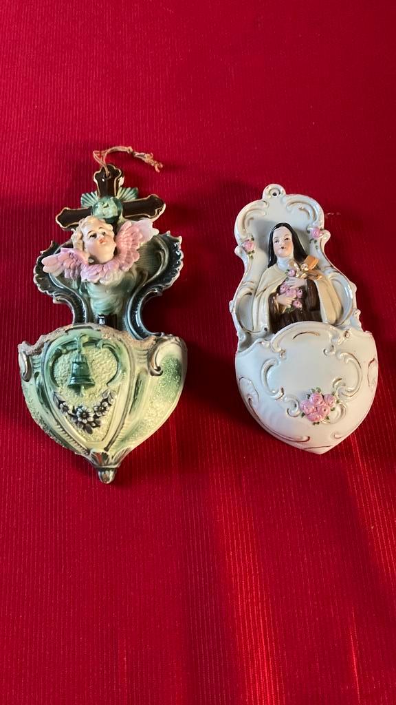 Genummerde wijwatervaten, Antiek en Kunst, Antiek | Religieuze voorwerpen, Ophalen