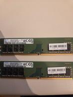 Ram geheugen 16GB (2x8GB) - 3.200MT/s (samsung), Computers en Software, RAM geheugen, Ophalen of Verzenden, Zo goed als nieuw