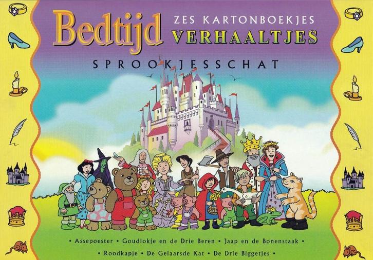 Sprookjesschat - zes kartonboekjes verhaaltjes, Boeken, Kinderboeken | Kleuters, Zo goed als nieuw, Sprookjes, 4 jaar, Jongen of Meisje