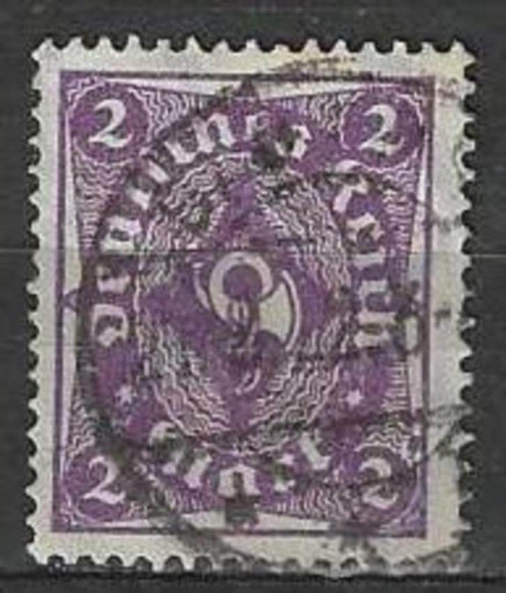 Duitsland 1922/1923 - Yvert 205 - Posthoorn - 2 m. (ST), Postzegels en Munten, Postzegels | Europa | Duitsland, Gestempeld, Verzenden