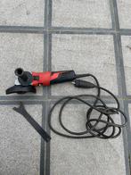 Zware haakse slijper milwaukee 1550W 125mm, Ophalen of Verzenden, Zo goed als nieuw, 1000 watt of meer, Haakse handslijpmachine