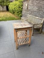 Bijzettafel bbq, Tuin en Terras, Ophalen, Gebruikt
