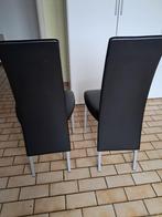 te koop, Huis en Inrichting, Stoelen, Ophalen, Twee, Zwart, Zo goed als nieuw
