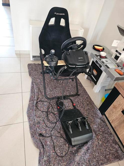 Playseat challenge, logitech g920 + boite manuelle, Games en Spelcomputers, Spelcomputers | Xbox | Accessoires, Gebruikt, Ophalen