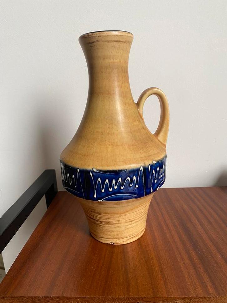Vase vintage West Germany Bay Keramik, Antiquités & Art, Antiquités | Vases, Enlèvement ou Envoi