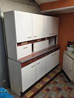 Formica Vintage Keukenkast - tweedelig, Ophalen, Huis en Inrichting