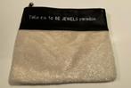 Zilver met zwarte toilettas, Handtassen en Accessoires, Toilettassen, Ophalen of Verzenden, Nieuw, Wit, Heer of Dame