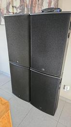 4 luidsprekers AD systems Flex15, Audio, Tv en Foto, Luidsprekerboxen, Ophalen, Zo goed als nieuw, Front, Rear of Stereo speakers