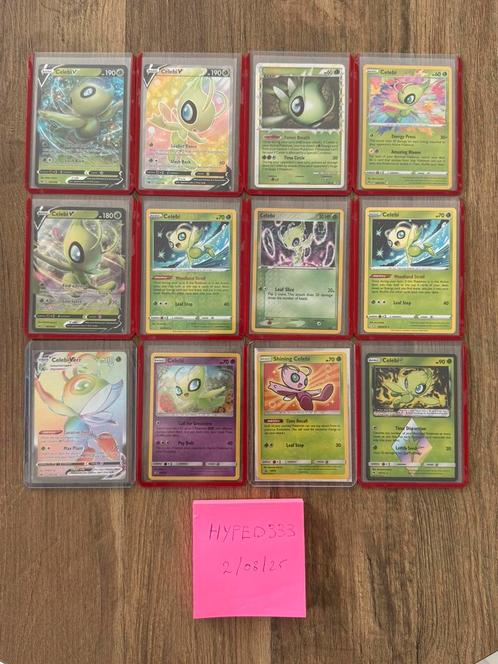 Pokémon Celebi lotje – Near Mint staat, Hobby en Vrije tijd, Verzamelkaartspellen | Pokémon, Zo goed als nieuw, Meerdere kaarten