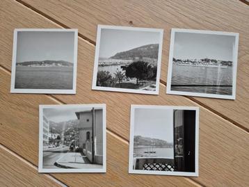 5 oude zwart-witfoto's van Villefranche uit 1965 beschikbaar voor biedingen