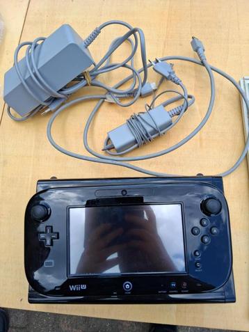 WiiU black, Games en Spelcomputers, Spelcomputers | Nintendo Wii U, Ophalen of Verzenden, Gebruikt, Zonder controller