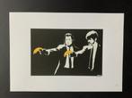 Banksy litho pulp fiction (35 X 50 cm), Ophalen of Verzenden