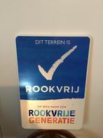 reclamebord rookvrije generatie, Verzamelen, Ophalen, Nieuw, Reclamebord