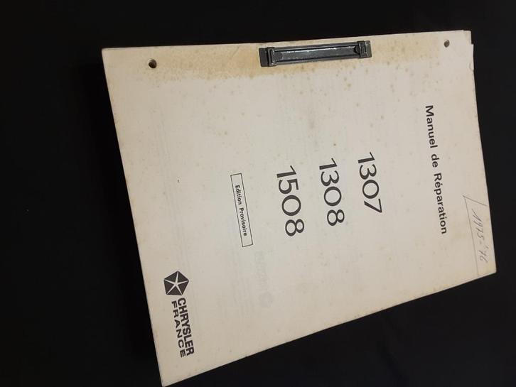 Reparatie handleiding Simca - Chrysler 1307, 1308, 1508. '75, Auto diversen, Handleidingen en Instructieboekjes, Ophalen of Verzenden