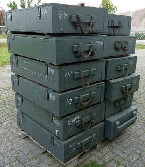 Caisse à munitions en bois 12 pièces, Collections, Objets militaires | Général, Autres, Enlèvement ou Envoi