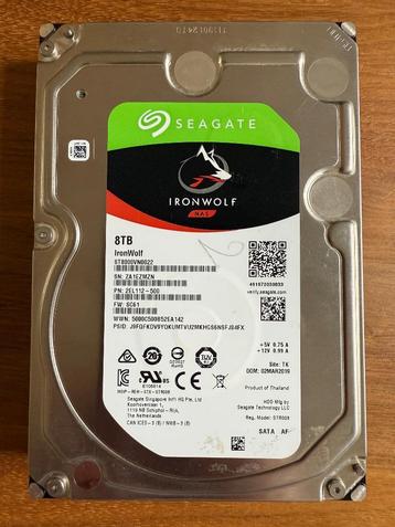 Seagate IronWolf 8TB harde schijf beschikbaar voor biedingen