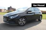 Hyundai i20 1.0 T-GDi 48V 7-DCT 74kW Techno | AUTOMAAT | ACH, Auto's, Gebruikt, Zwart, Bedrijf, 5 zetels