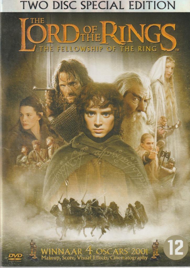 Lord of the Rings, 3 DVD’s en 1 DVD Hobbit, Verzamelen, Lord of the Rings, Ophalen of Verzenden