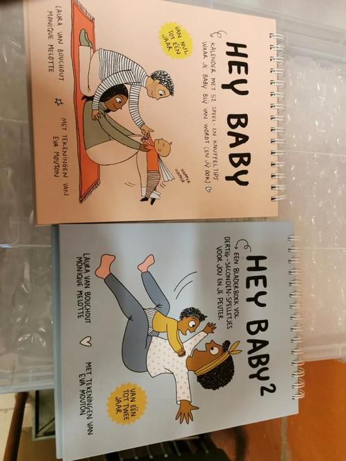 Monique Melotte - Hey baby, Boeken, Kinderboeken | Baby's en Peuters, Zo goed als nieuw, Ophalen