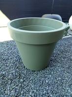 tuin 2 groene bloempotten, Tuin en Terras, Ophalen of Verzenden, Zo goed als nieuw, Tuin