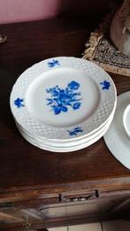 Schumann Arzberg echt kobaltblauw glazuur 6 dessertborden, Antiek en Kunst, Ophalen