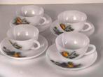 Vintage espresso kopjes en ondertasjes, Ophalen of Verzenden
