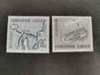 Faeroer / Foroyar 1982 - Europa CEPT landkaart,archeologie**, Postzegels en Munten, Postzegels | Europa | Scandinavië, Ophalen of Verzenden