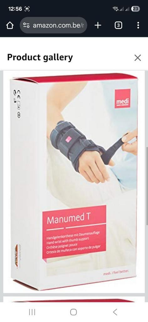 Support de poignet Medi Attelle de poignet - Gauche - Gr, Divers, Orthèses, Neuf, Enlèvement ou Envoi