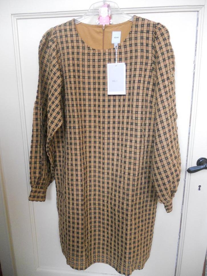 NIEUWE JURK ICHI  M/L, Kleding | Dames, Jurken, Nieuw, Maat 42/44 (L), Bruin, Ophalen of Verzenden