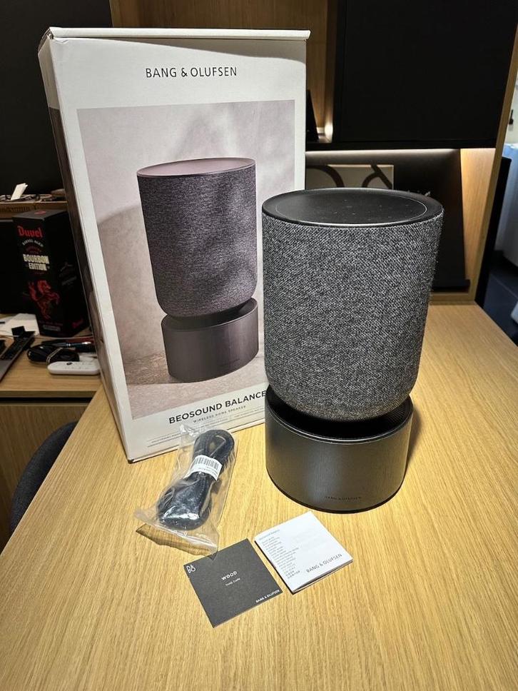 Bang & Olufsen Beosound Balance Black GVA 2023 EX DEMO B&O, Audio, Tv en Foto, Luidsprekerboxen, Zo goed als nieuw, Front, Rear of Stereo speakers