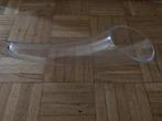 Langwerpige glazen vaas - 38cm lengte - 12cm diameter, Huis en Inrichting, Woonaccessoires | Vazen, Glas, Zo goed als nieuw