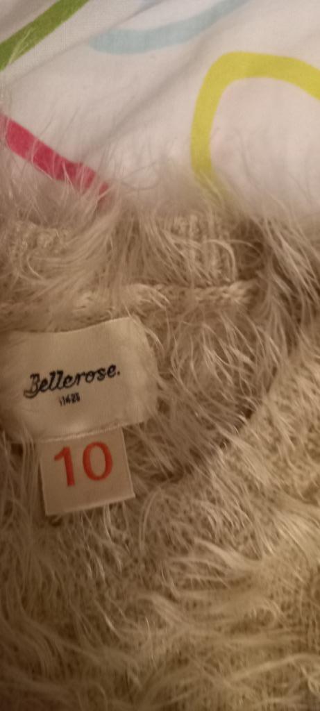 gestreepte warme trui bellerose maat 140, Kinderen en Baby's, Kinderkleding | Maat 140, Zo goed als nieuw, Meisje, Trui of Vest