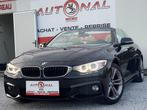 BMW 420 D PACK M SPORT CABRIO*CARNET*XENON*GPS*CUIR*CAMERA, 5 places, Carnet d'entretien, Cuir, Noir