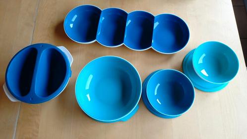 Tupperware set Allegra blauw, Huis en Inrichting, Keuken | Tupperware, Nieuw, Schaal, Blauw, Wit, Ophalen of Verzenden