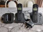 Philips CD 155 Draadloze DECT telefoons + station + opladers, Telecommunicatie, Vaste telefoons | Handsets en Draadloos, Ophalen